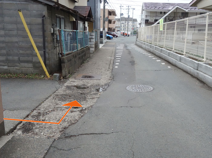 仙北小学校裏
