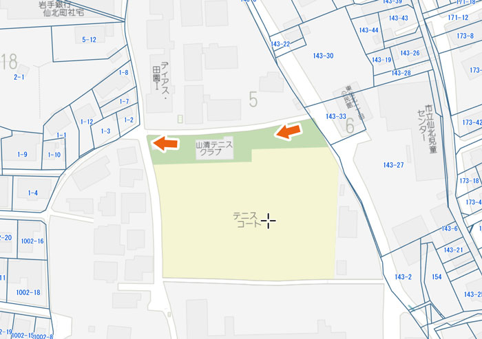 地番検索サービス空白部