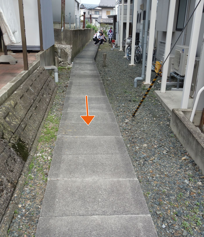 道路に近い