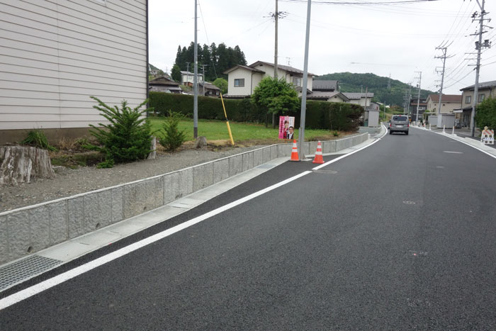 道路改良工事後