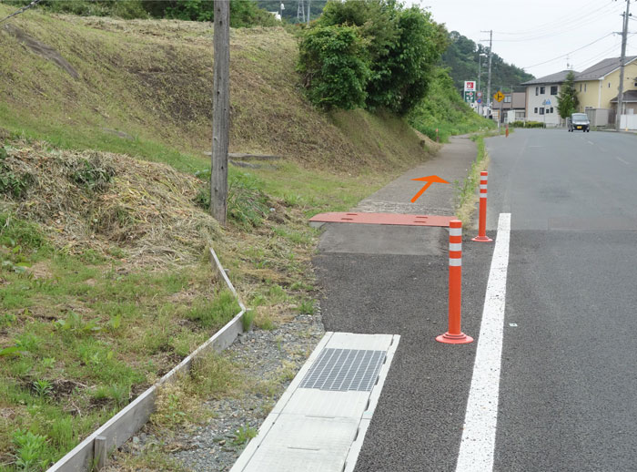 再び暗渠歩道