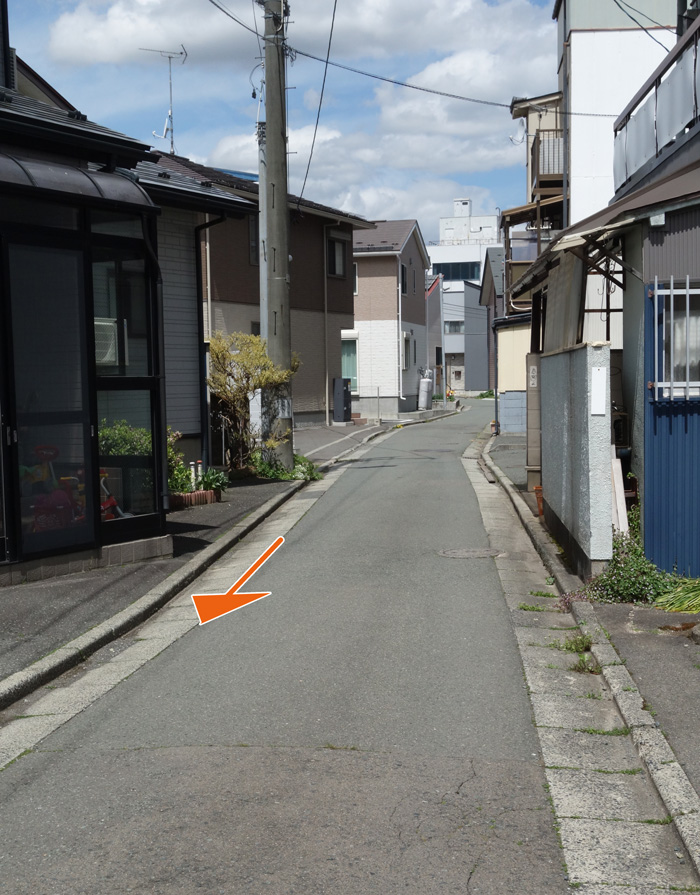 道沿い