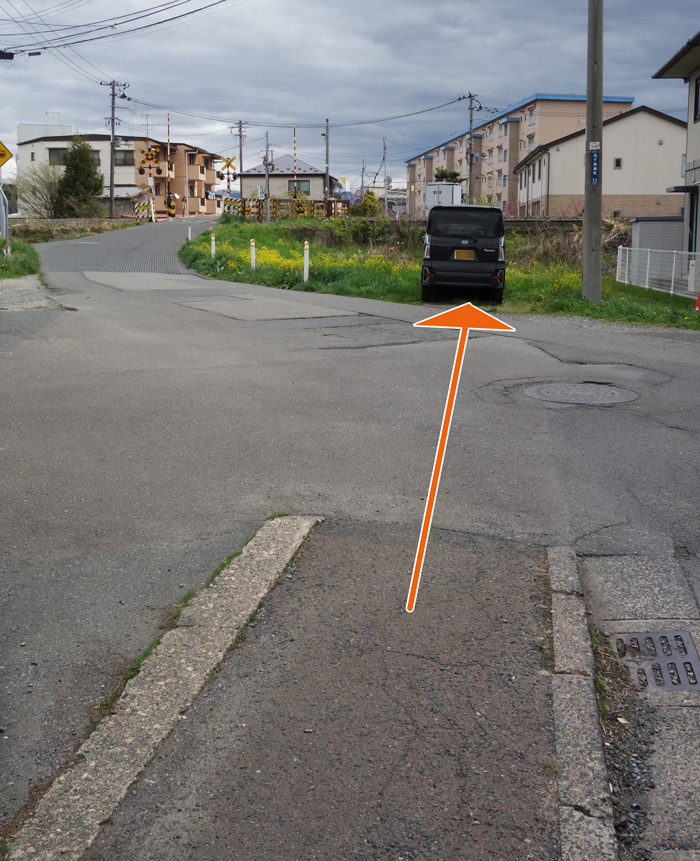 歩道へ