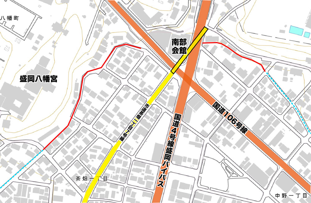 盛岡市道茶畑１丁目７号線