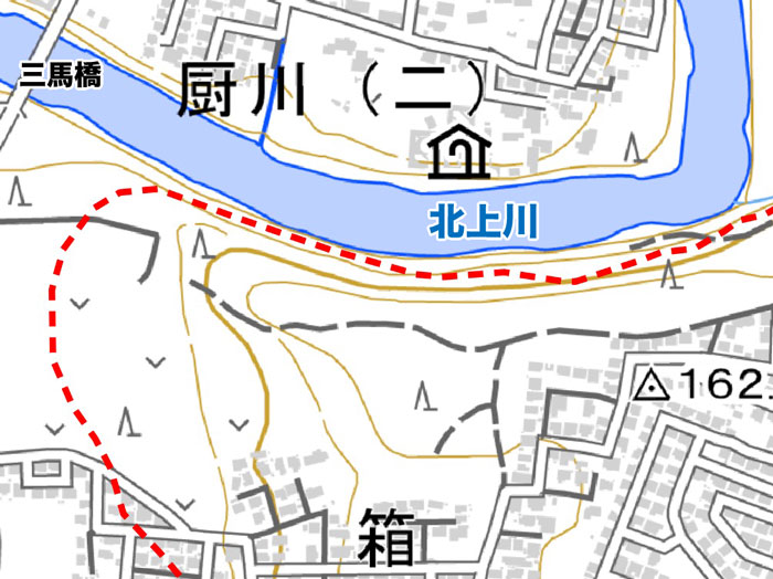 三田農場地図