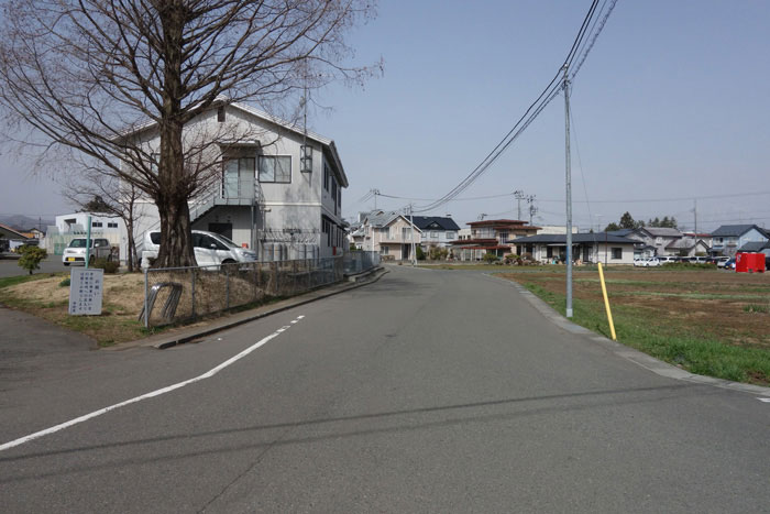 四高と住宅地　