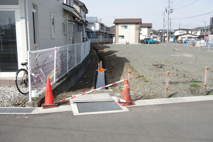 新しい住宅地