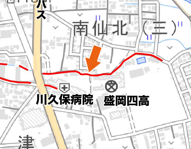 川久保病院地図