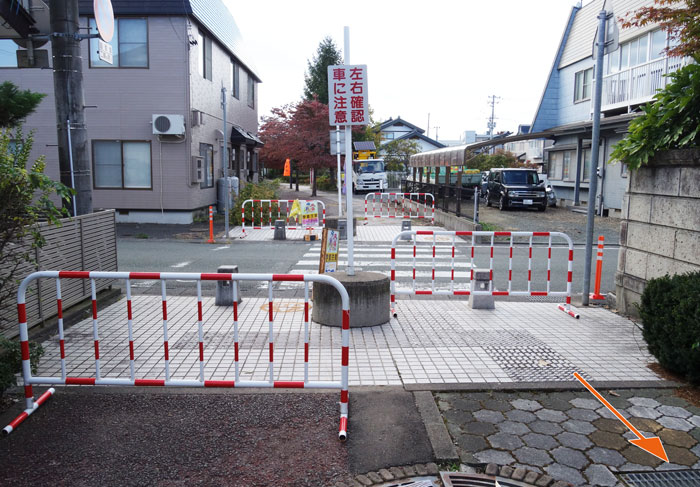 次の歩行者用道路