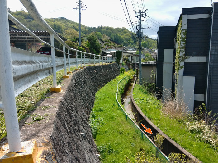 階段上