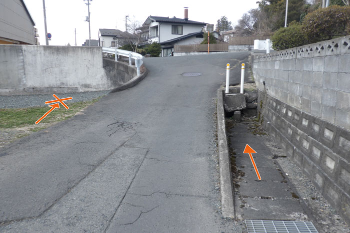 坂の裏