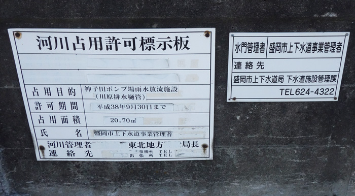 許可表示版