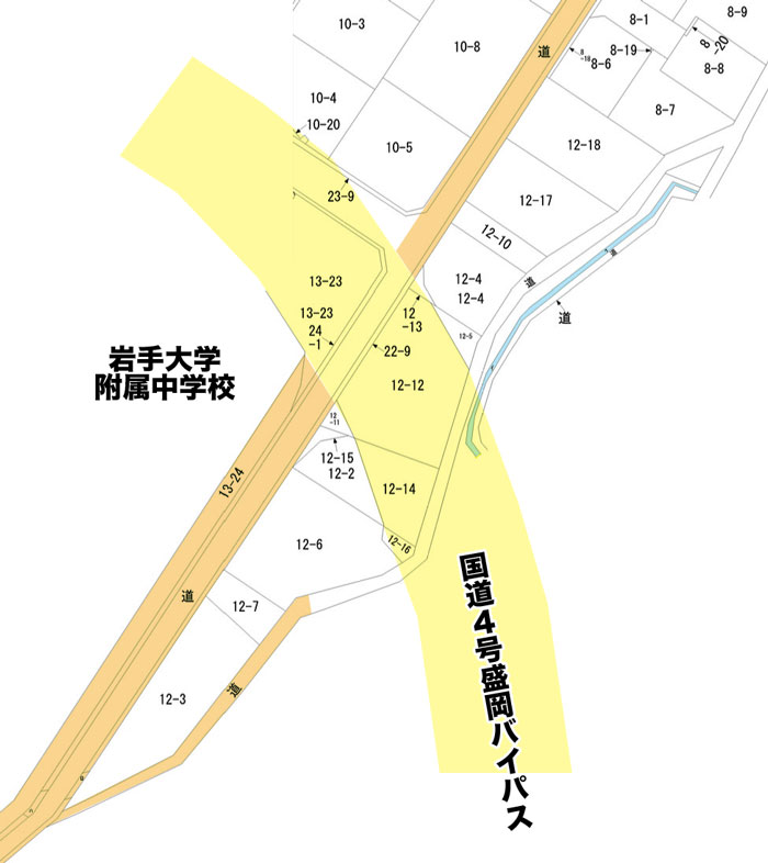 加賀野・バイパス公図