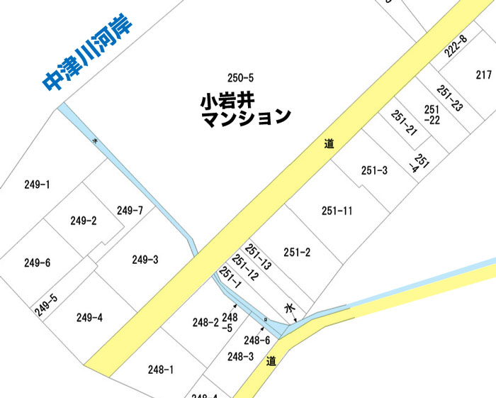 小岩井マンション公図