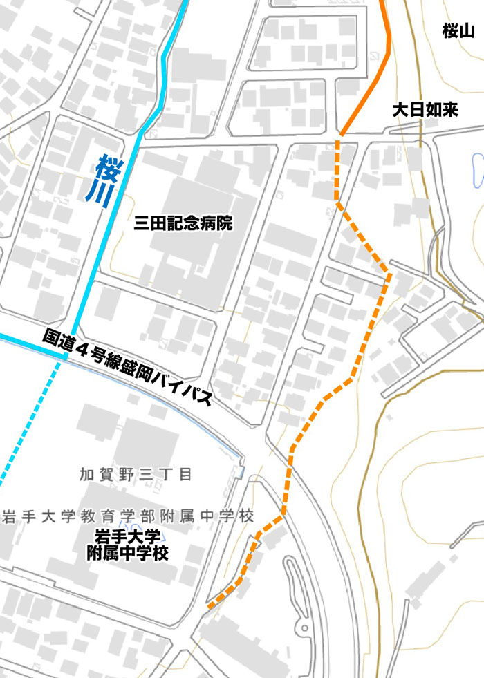 加賀野推定水路