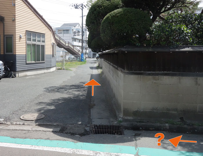 上小路から細道