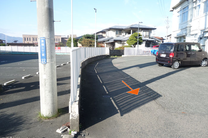 駐車場ではなく道路