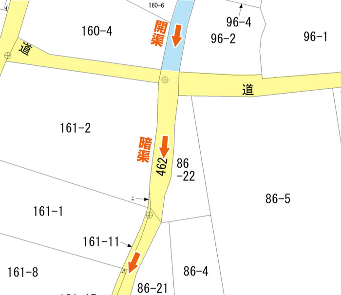 夕顔瀬町公図