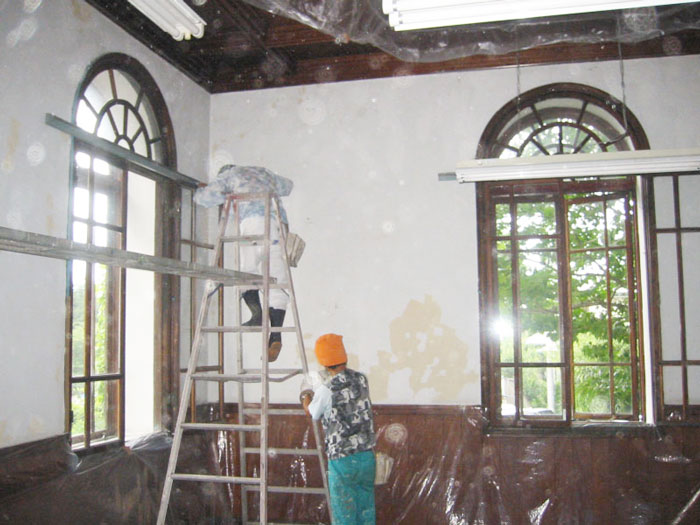 石井県令私邸-工事